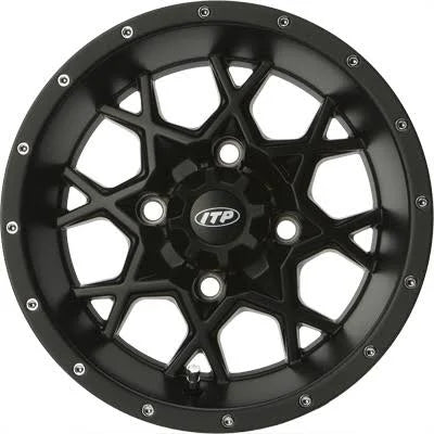 Hurricane Wheel Black 16x7 4/156 4+3 I561296