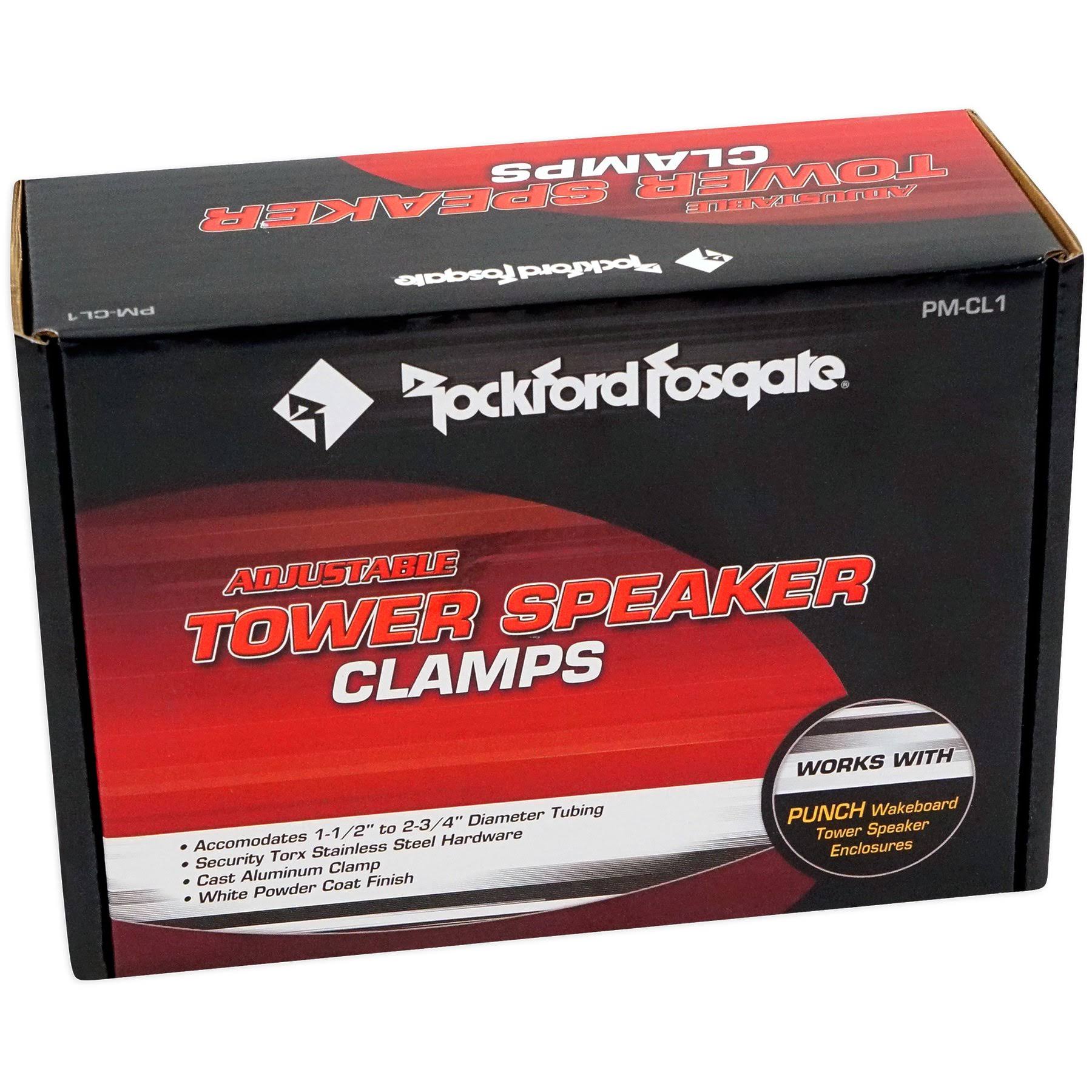 Diecast Wakeboard Tower Clamps - White X189