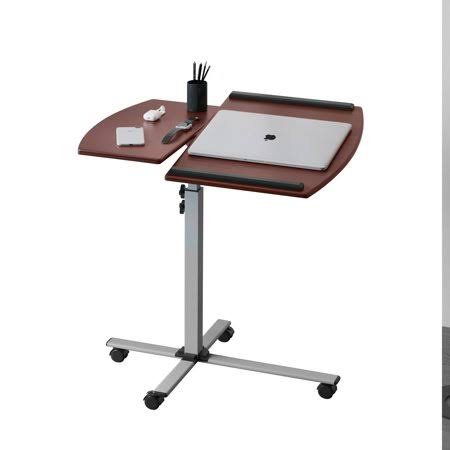 Mahogany Rolling Adjustable Laptop Cart W376802