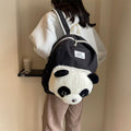 Oxford Cloth Panda Backpack School Bag I7234