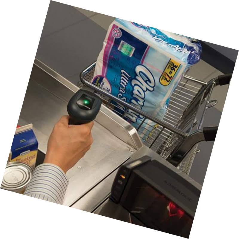 Handheld Linear Imager Scanner with Stand - USB B8695