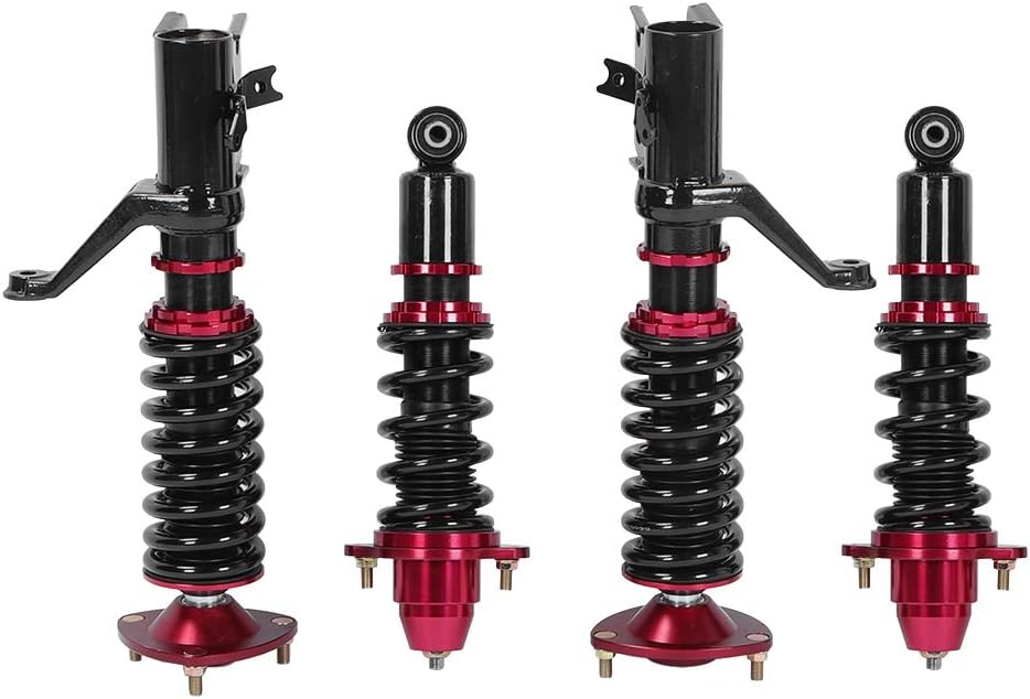 2 Front + 2 Rear Metal Damper Strut Coilover Suspension Kit S60818