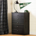 Gray Oak 5 - Drawer Chest U795