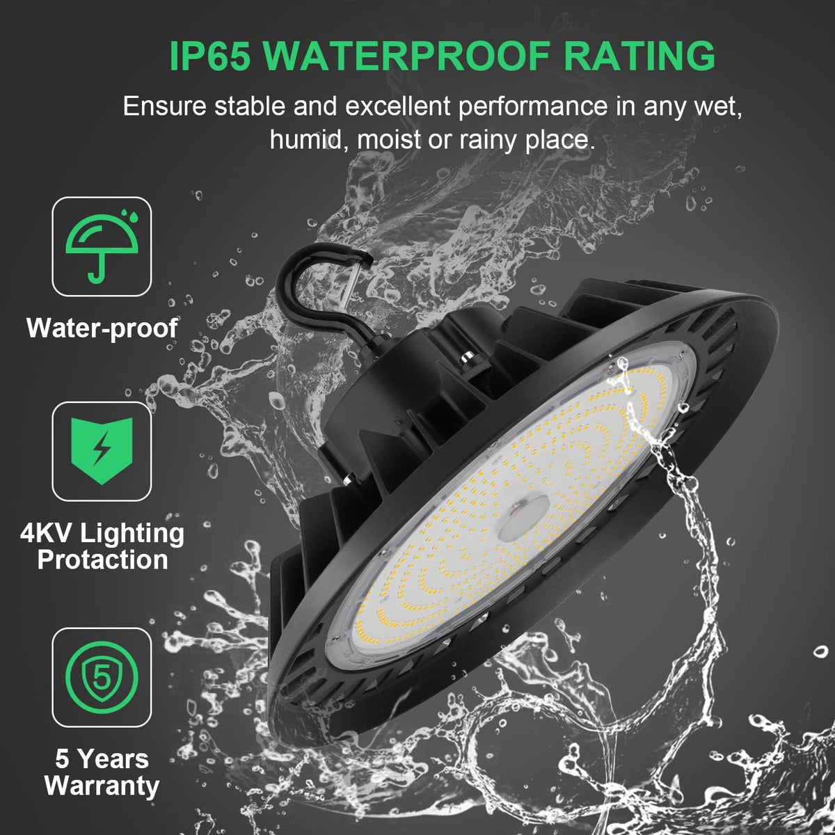 150W LED High Bay Light Pack of 2 D484973