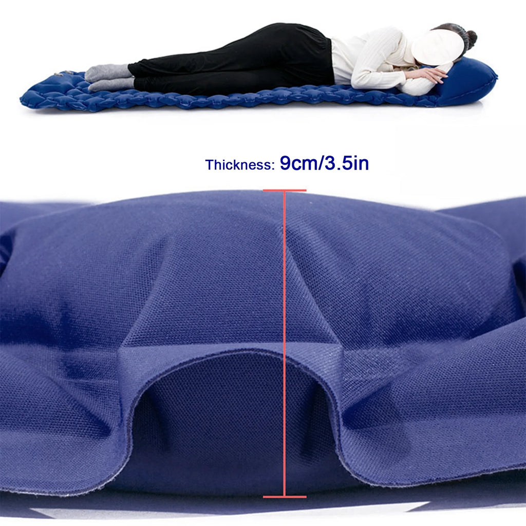 Backpacking Sleeping Pad with Air Pillow for 2 People Camping M3543