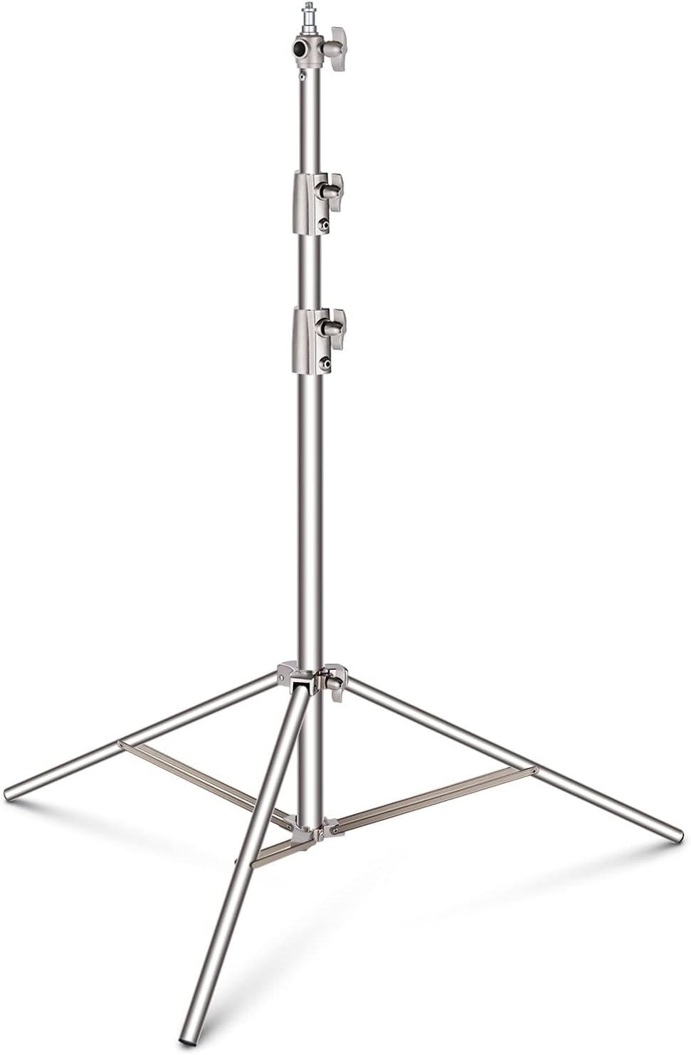 Stainless Steel Light Stand 102 inches Heavy Duty with Universal Adapter X776277