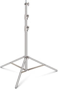 Stainless Steel Light Stand 102 inches Heavy Duty with Universal Adapter X776277