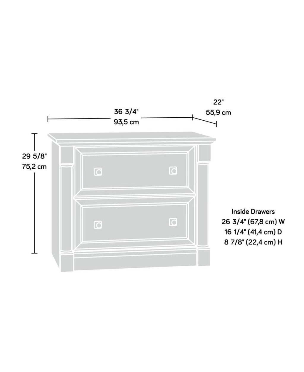 Lateral File Cabinet S658046