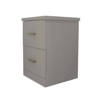 White Alder 2-Drawer Vertical Filing Cabinet U5690