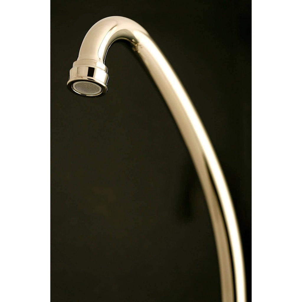 Polished Chrome 2-Handle Wall Mount Kitchen Faucet A80224