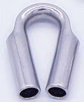 316 Stainless Steel Wire Rope Tube Thimble (18mm, 100-Pack) W1880