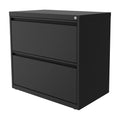 Charcoal 2 Drawer Lateral File Cabinet T7528
