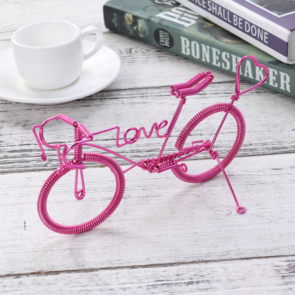Metal Crafts Figurine Ornaments (Pink) C3921
