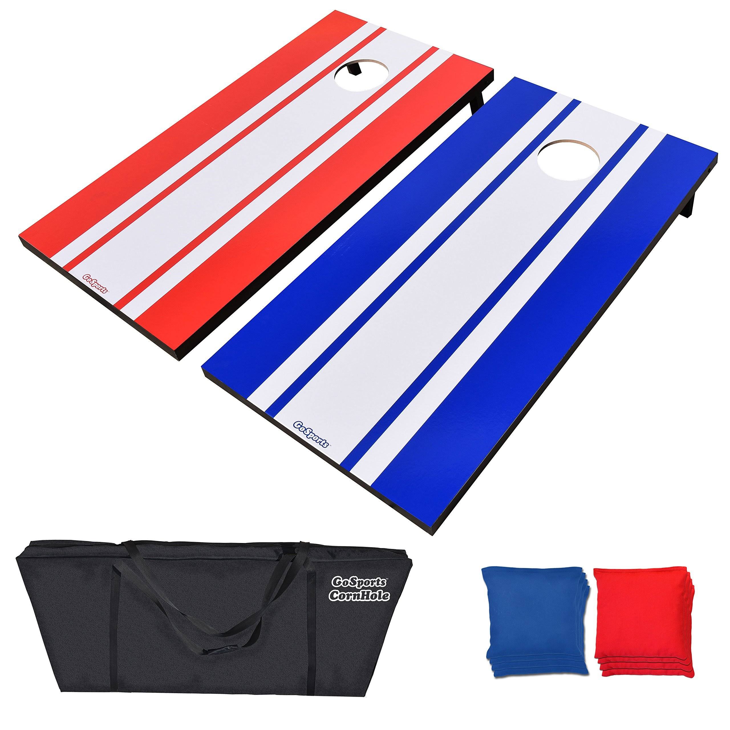 Regulation Size Cornhole Set with 8 Bags and Carry Case Q488850