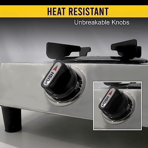 3 Burner Stainless Steel Propane Stove with Hose & Regulator F155