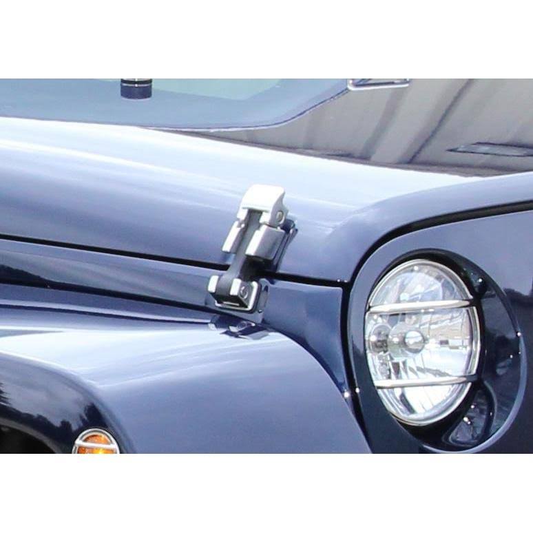 2007 Jeep Wrangler JK Stainless Steel Hood Catches A2324