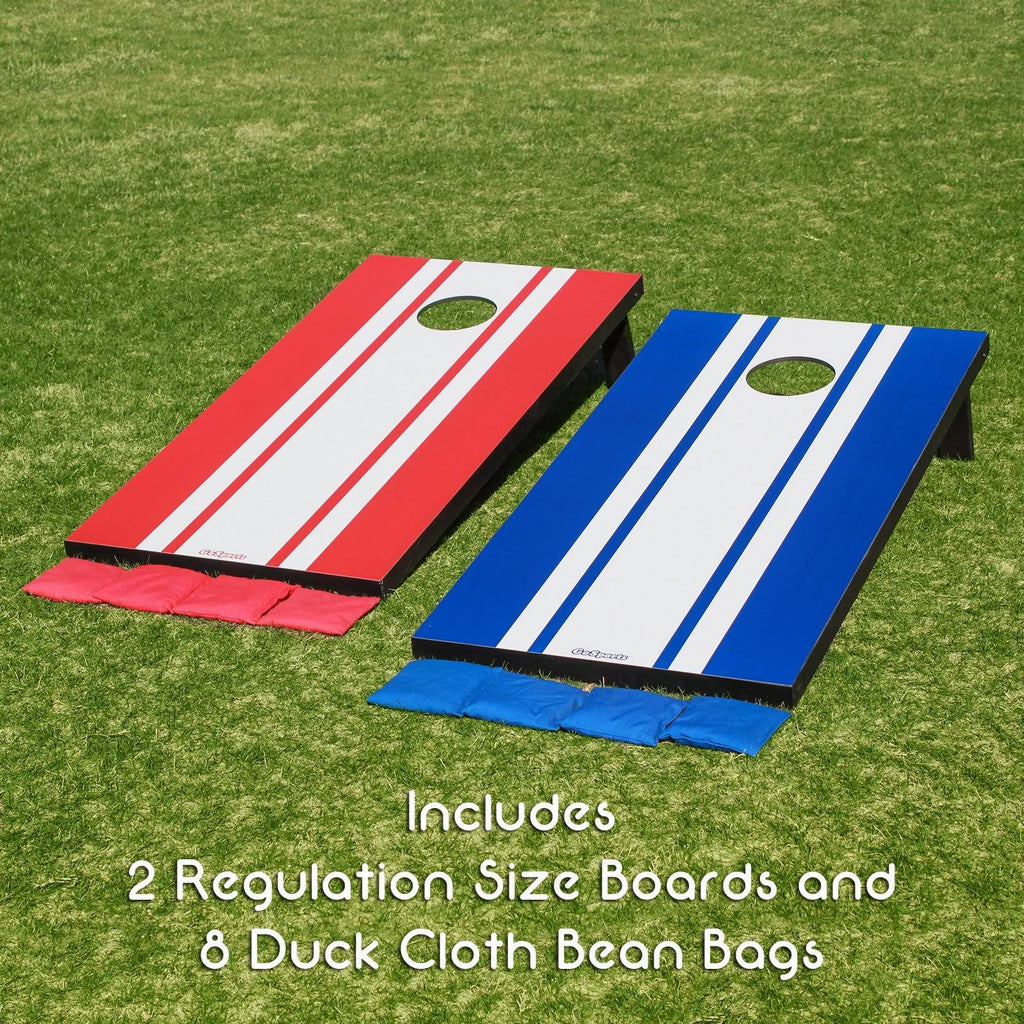 Regulation Size Cornhole Set with 8 Bags and Carry Case Q488850