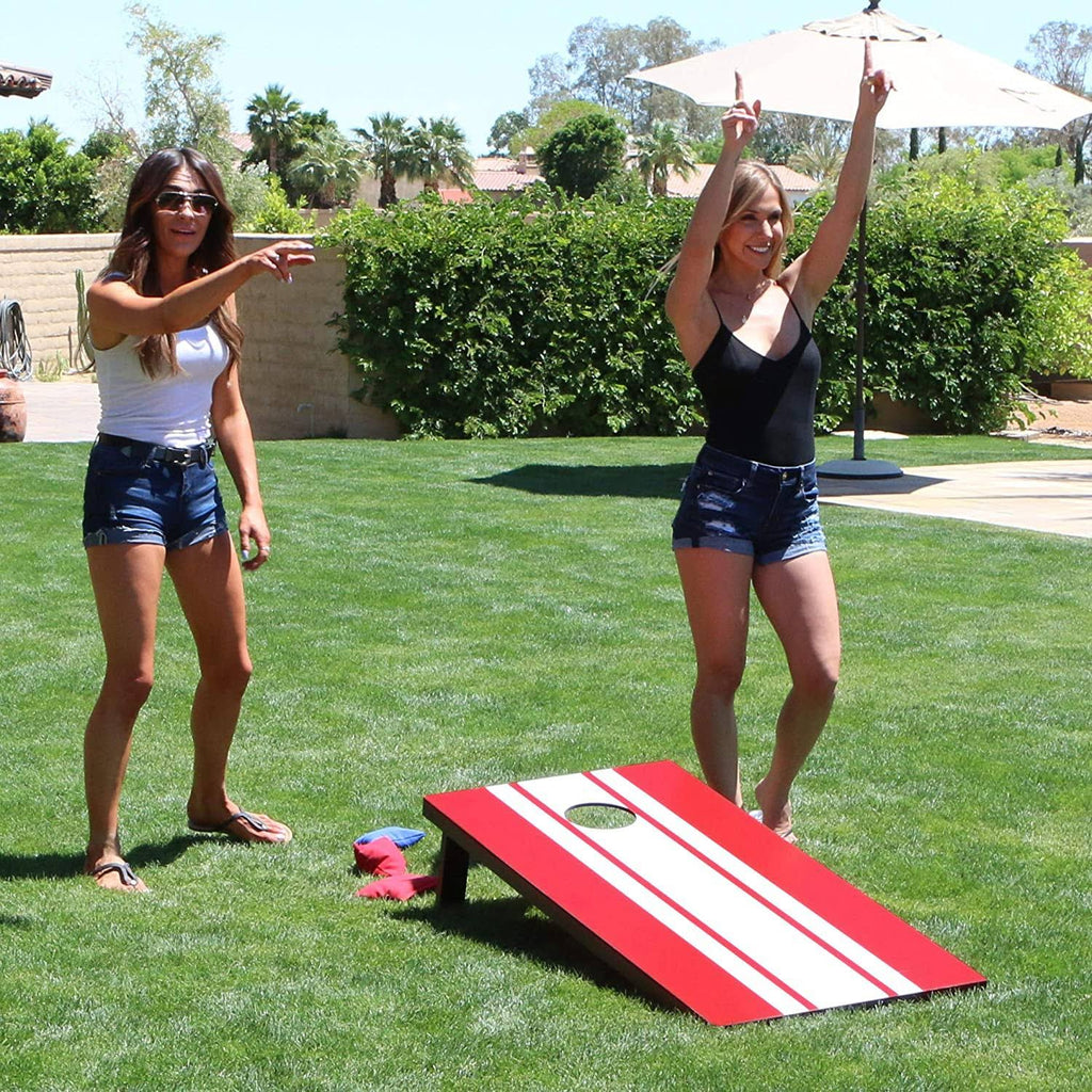 Regulation Size Cornhole Set with 8 Bags and Carry Case Q488850