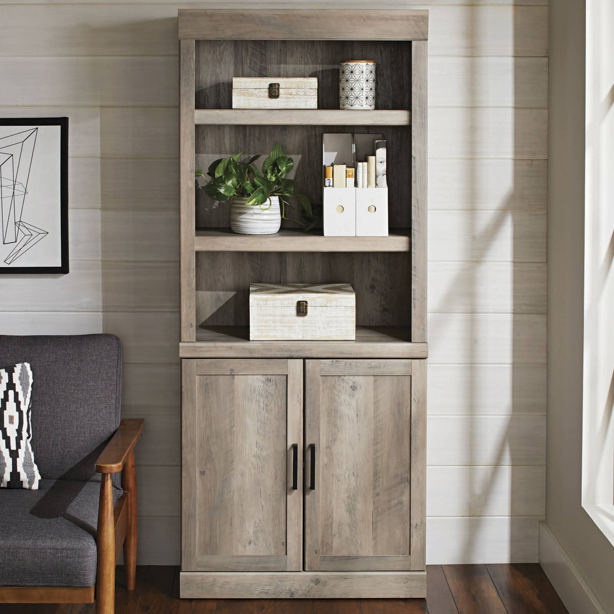 5 Shelf Bookcase with Doors K659822