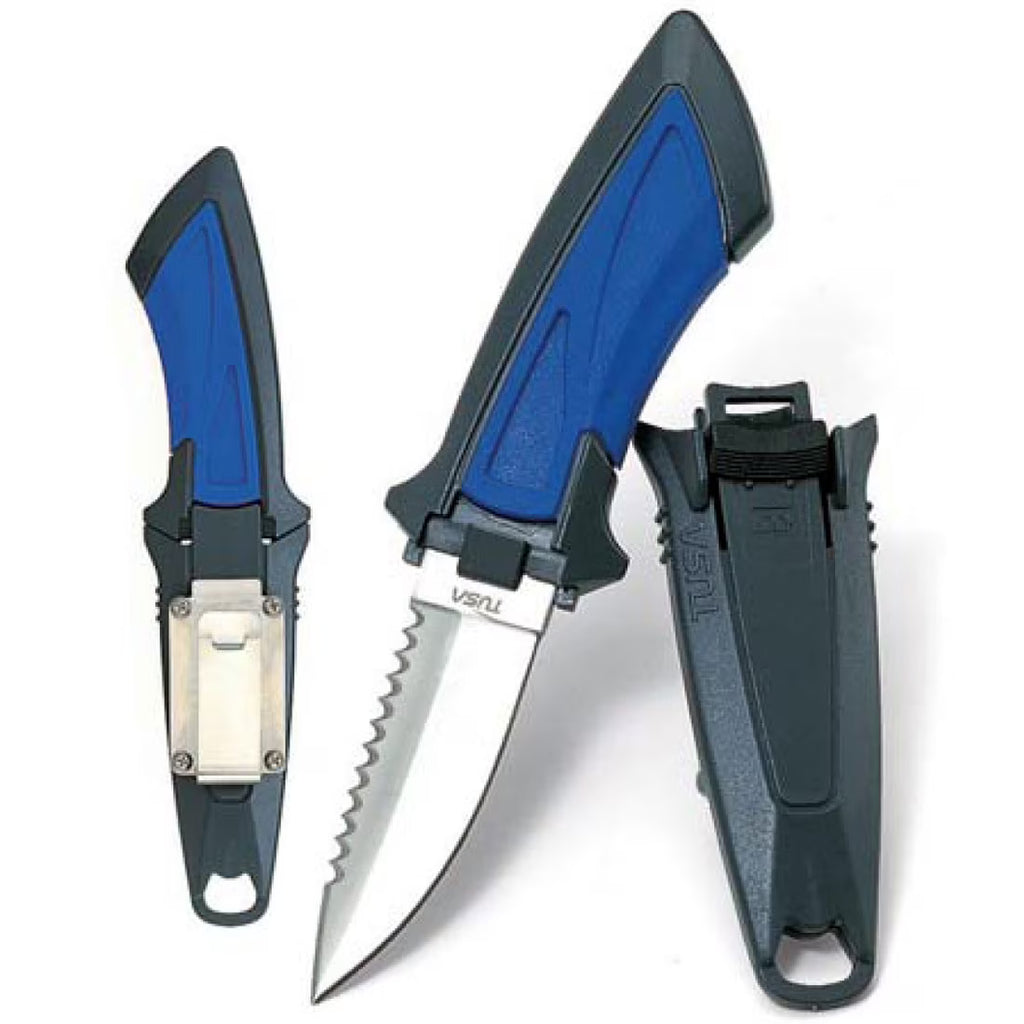 Cobalt Blue Mini Blunt Tip Dive Knife O6578