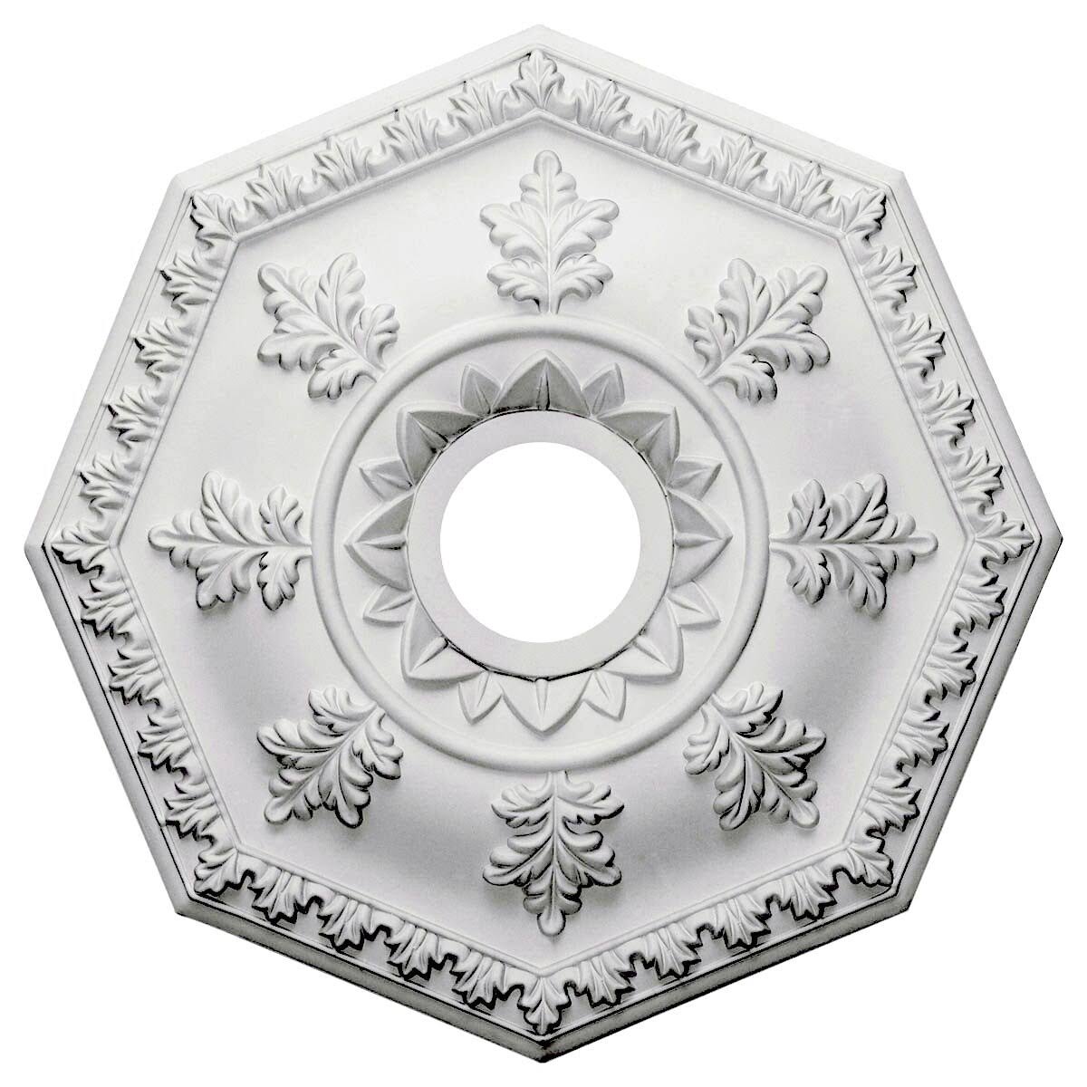18x22OD x 3 1/2x22ID x 1 1/2x22P Hand-Painted Copper Penny Ceiling Medallion W518