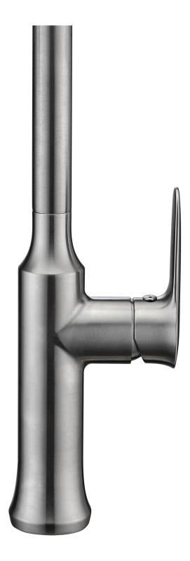 Brushed Nickel Single Handle Pull-Down Kitchen Faucet A595390