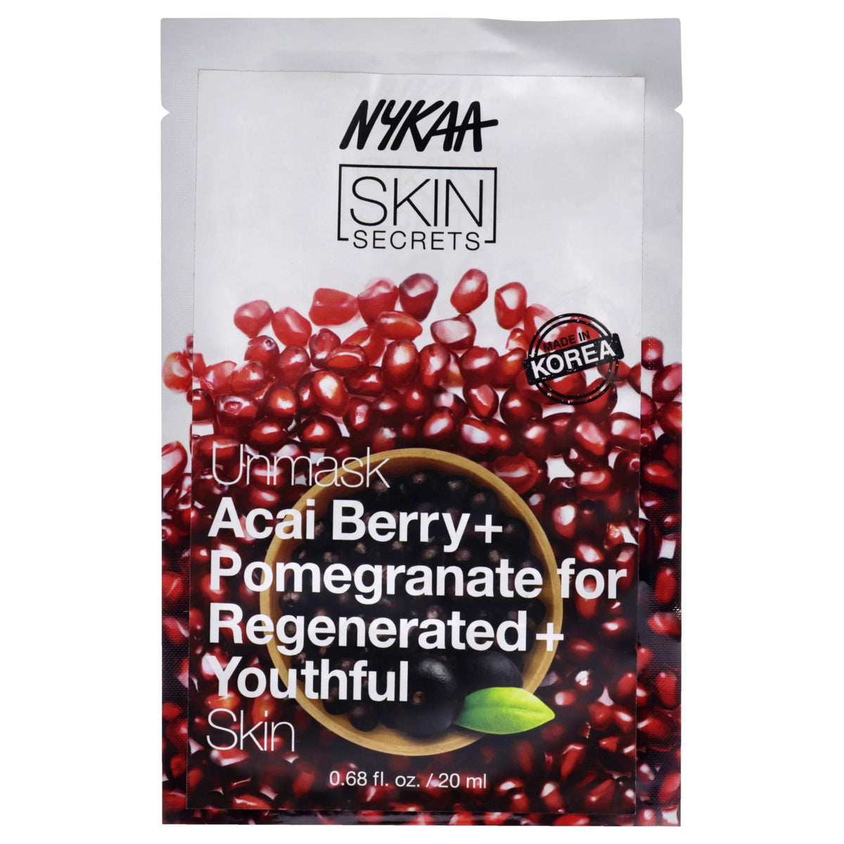Acai Berry and Pomegranate Sheet Mask Z120866