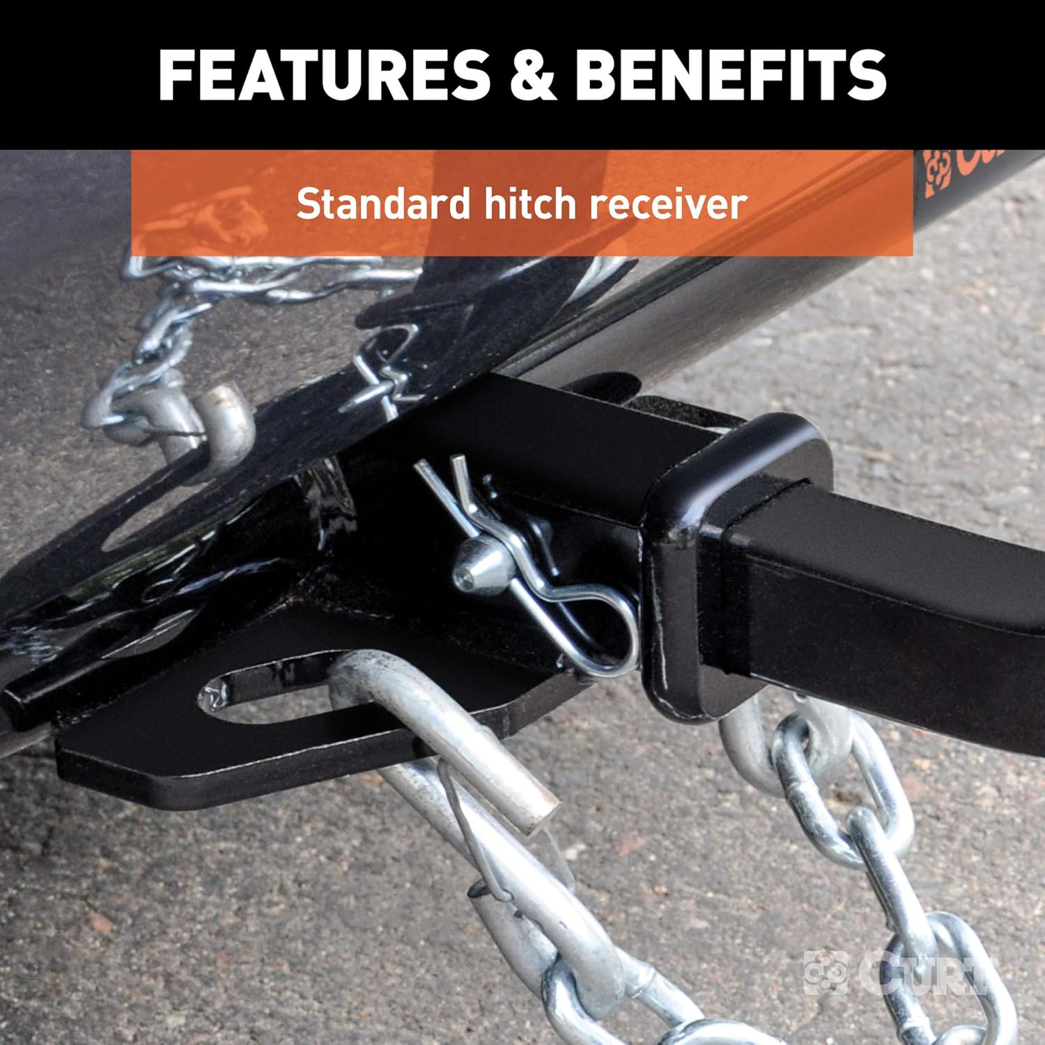 Class 1 Trailer Hitch with Ball Mount, 1-1/4-In Receiver A3207