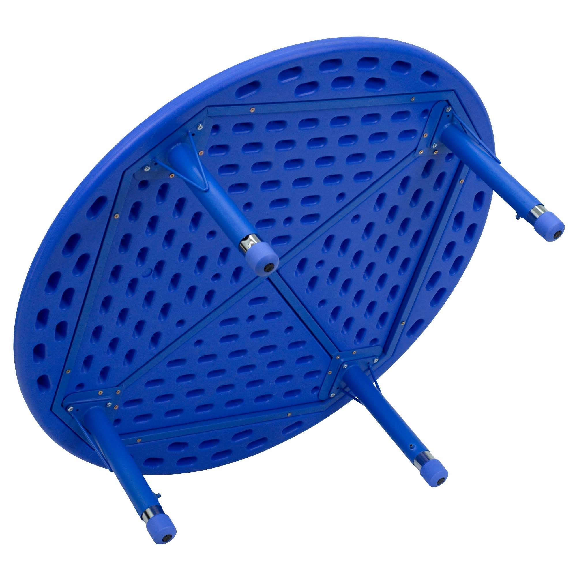 Blue Plastic Height Adjustable Activity Table Y52374