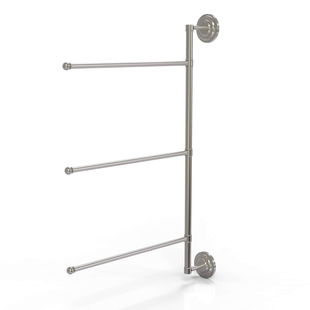 Satin Nickel 28-in Swing Arm Towel Bar F59715