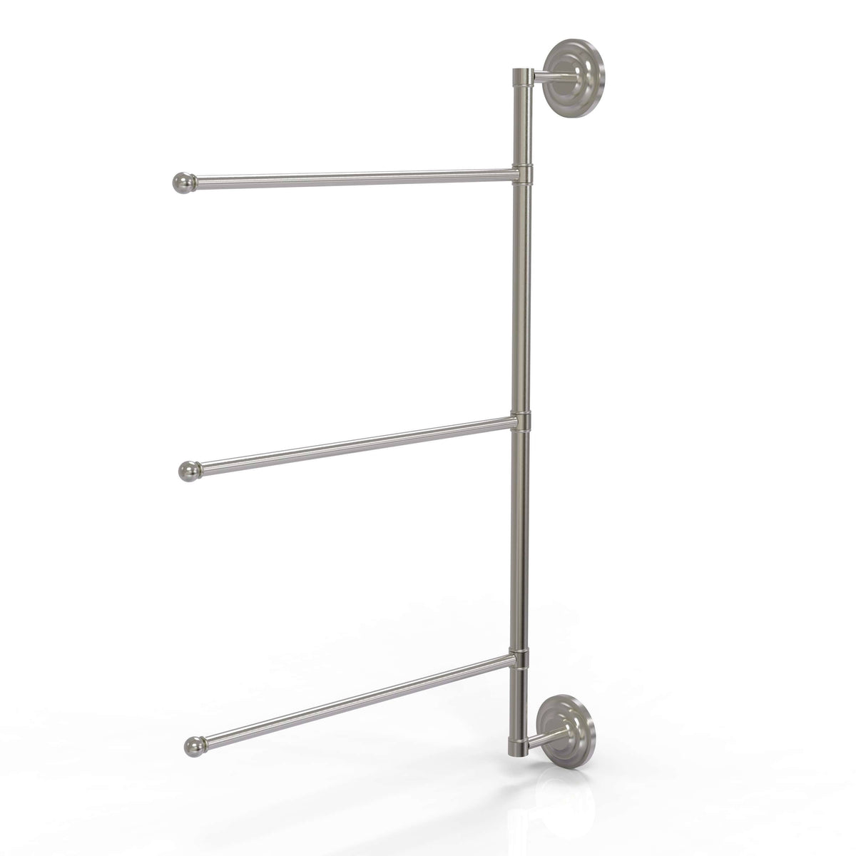 Satin Nickel 28-in Swing Arm Towel Bar F59715