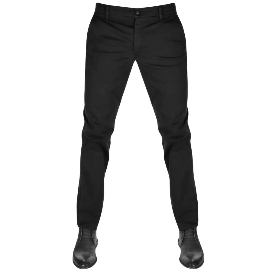 Black Slim Chinos T4607