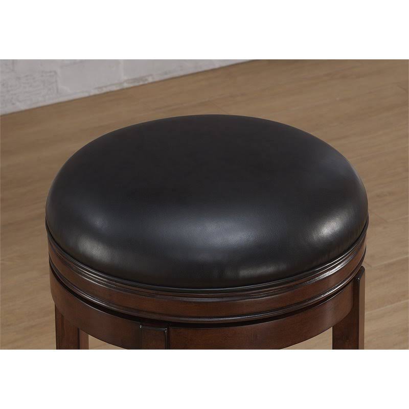 Backless Tall Bar Stool in Medium Walnut and Java F632