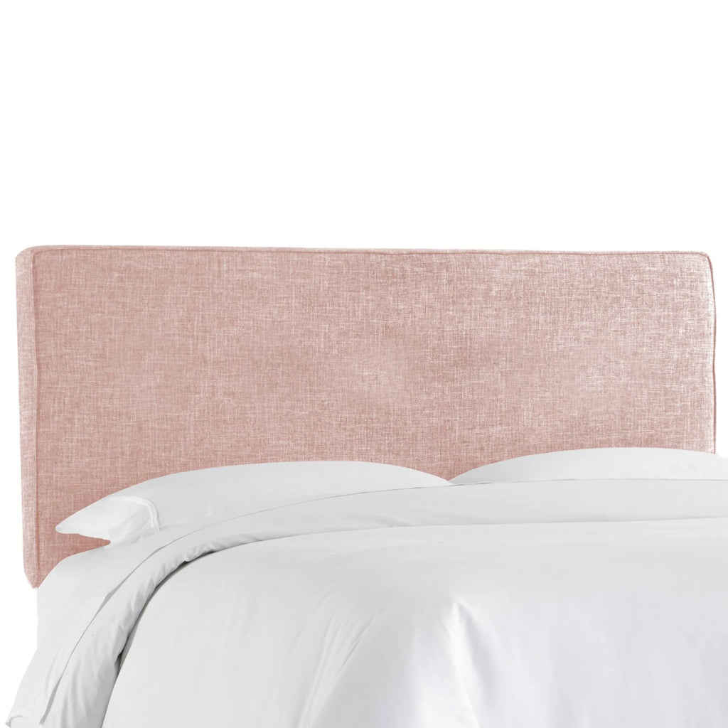 Rosequartz Linen Box Seam Headboard I9831