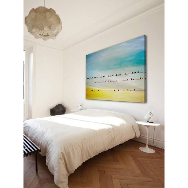 Birds Hangin Print on Canvas - 30 x 45 L355654