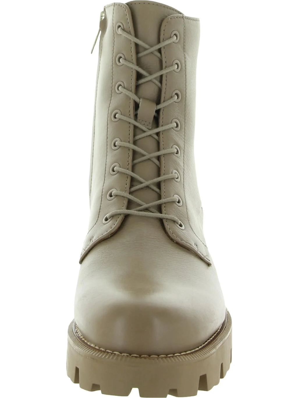 Leather Ankle Combat Boots Brown 7.5 Medium U29091