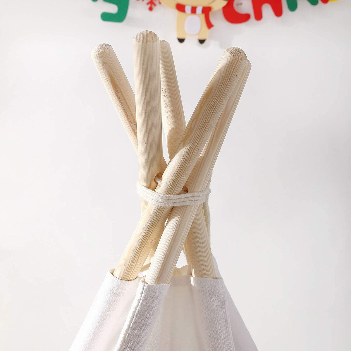 6 Feet Kids Teepee Play Tent with Carrying Bag X458