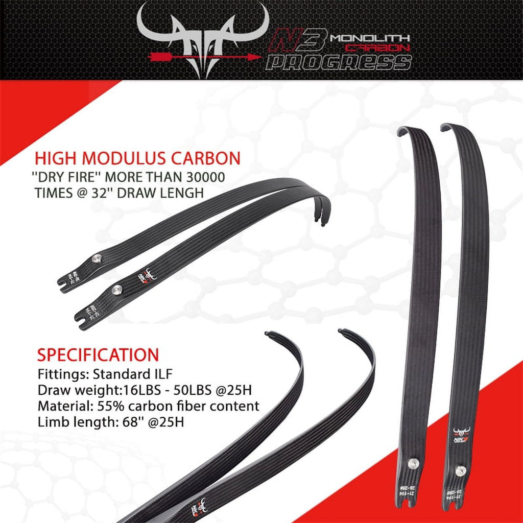 Recurve Bow ILF Limbs Carbon Fiber Limb Z138