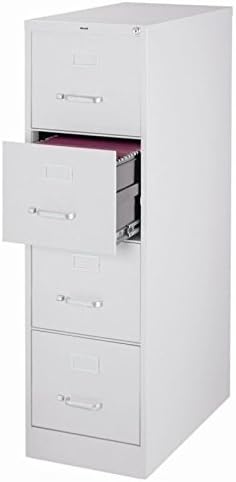 4 Drawer Light Gray Filing Cabinet Q798