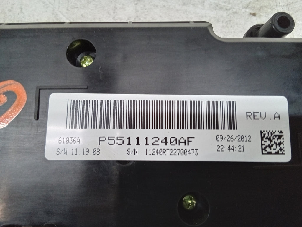 13 Dodge Caravan Temperature Control OEM K57969