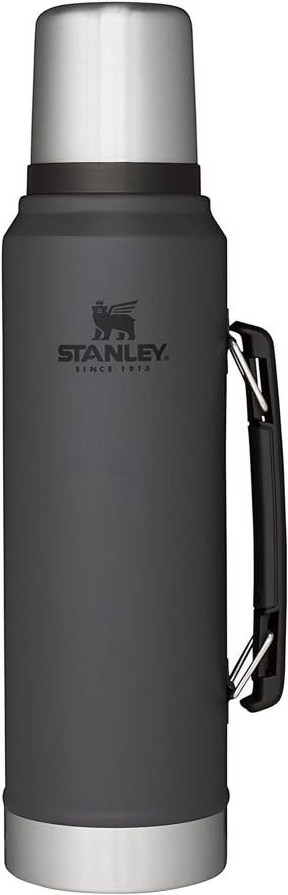 Matte Black 1.1 QT Vacuum Insulated Stainless Steel Bottle N611629