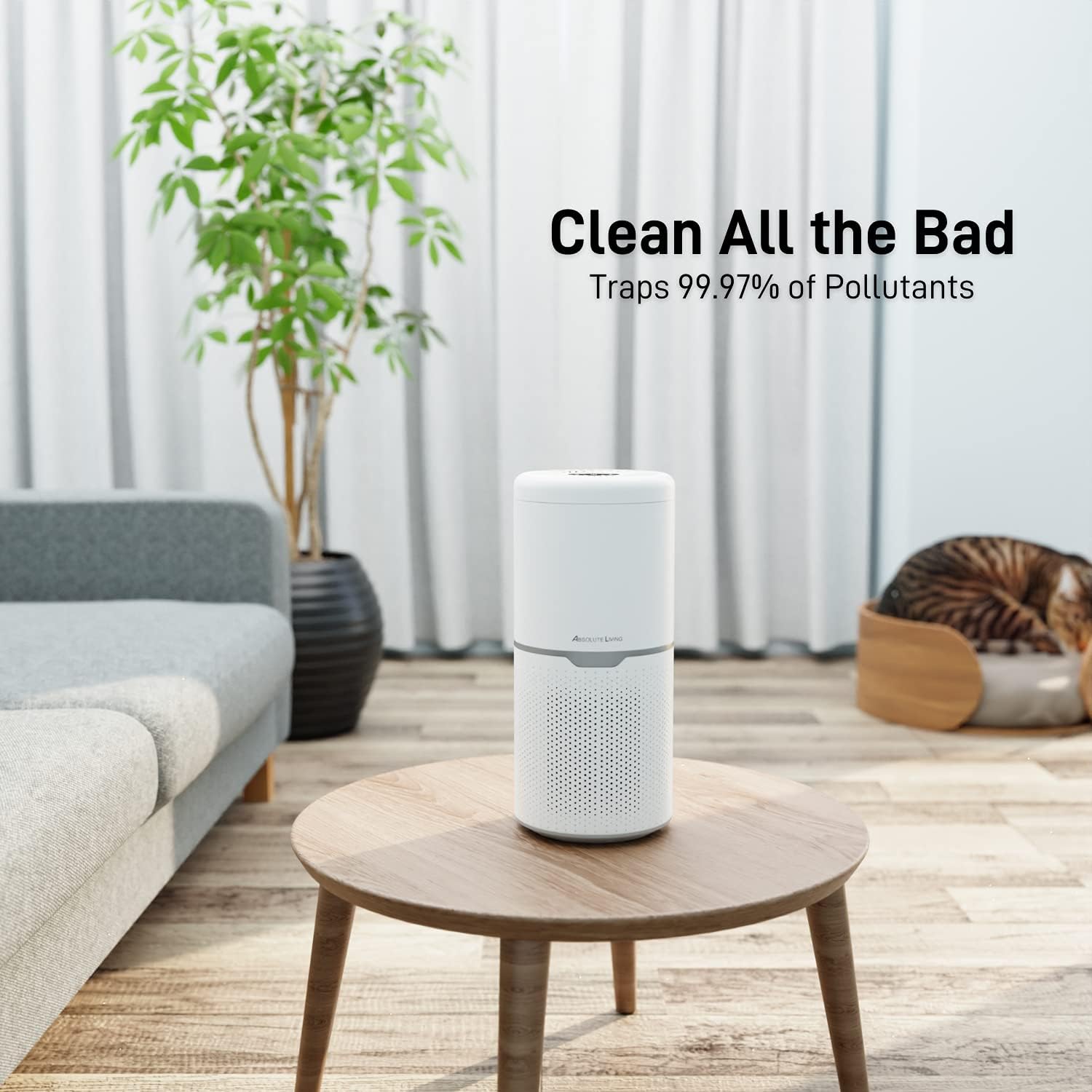 UV Air Purifier With HEPA Filter H13 and Auto Detect Y3831