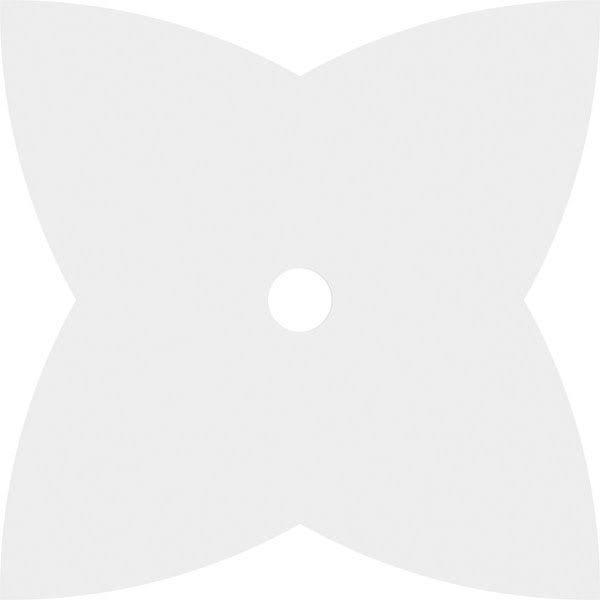 28 inchod x 3 inchid x 10 1/2 inchc x 1 inchp PVC Ceiling Medallion L5504