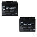 12-Volt 18 Ah SLA AGM F2 Terminal Replacement Battery (2-Pack) L842