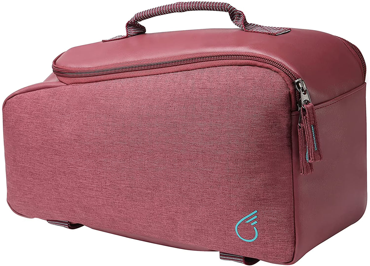 Burgundy Waterproof Bicycle Pannier Bag Rear Rack Trunk with Carry Handle N270