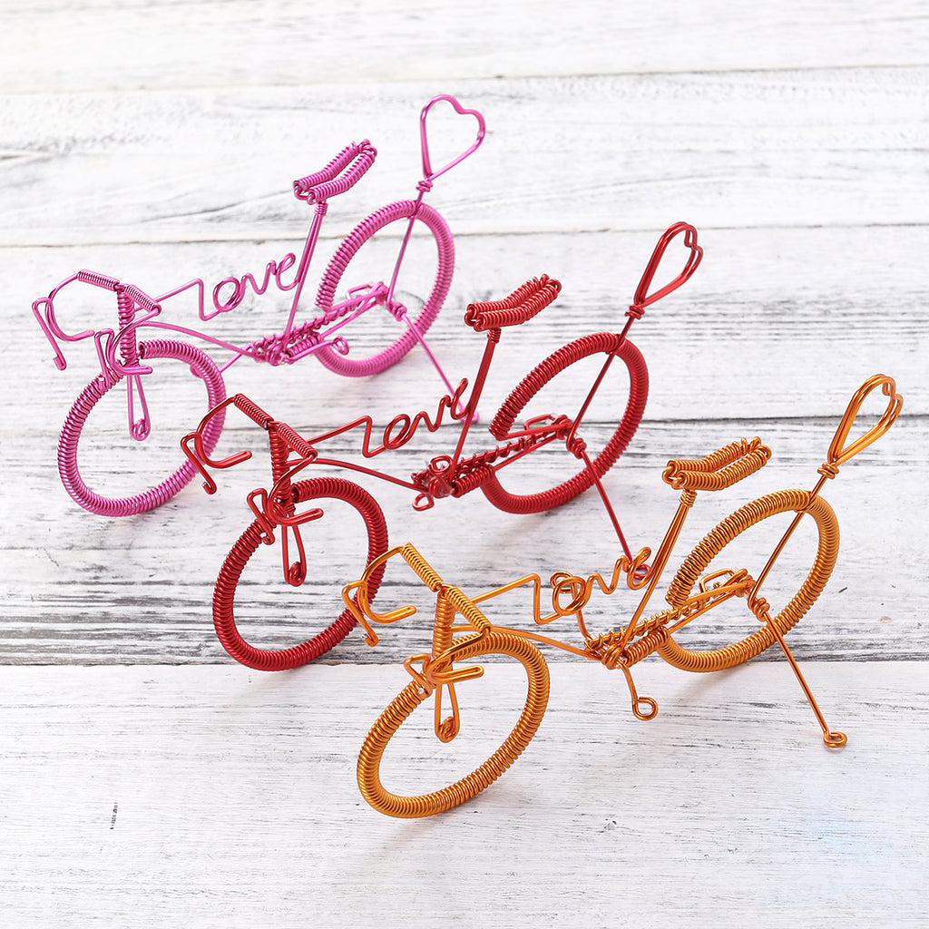 Metal Crafts Figurine Ornaments (Pink) C3921