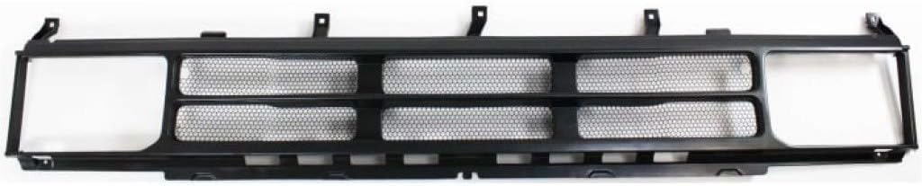 Painted Black Composite Grille Assembly for Nissan D21 1988 1989 J994303