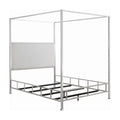 Ivory Full Canopy Bed F9817