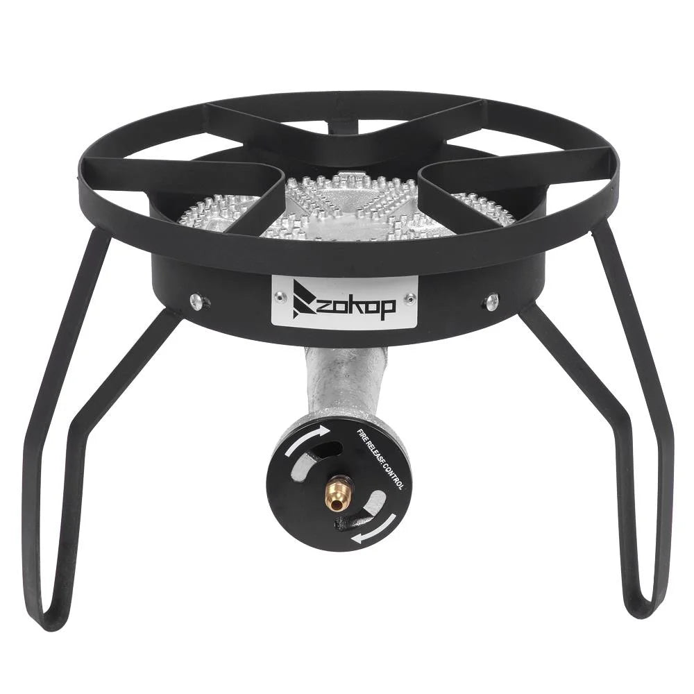 Black Portable Outdoor Single Burner K884