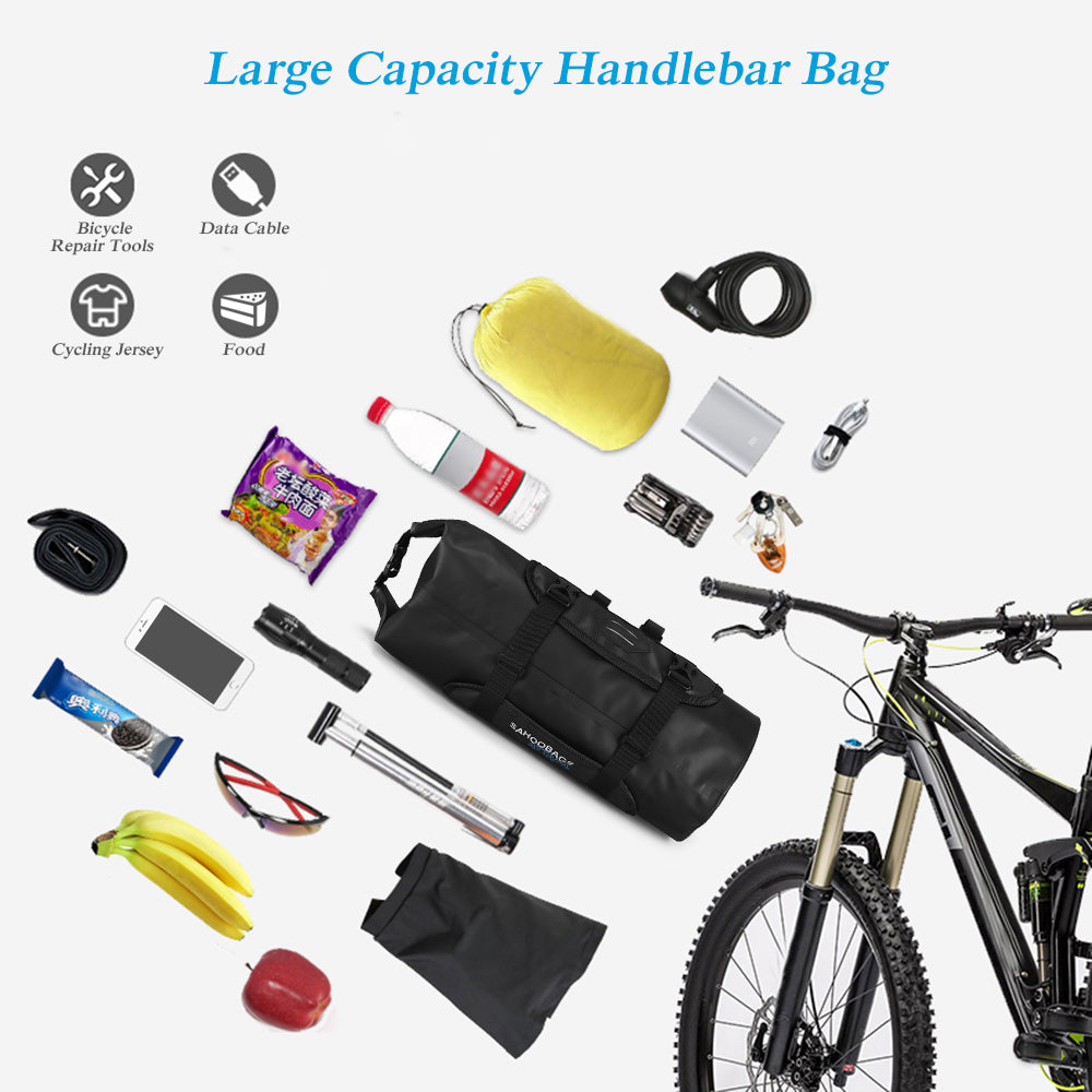 Bike Pannier Frame Handlebar Waterproof Mountain Road Mtb Adjustable O313
